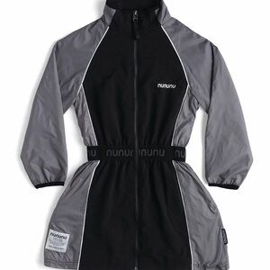 Nununu Black and Gray Zip-Up Jacket BRAND NEW